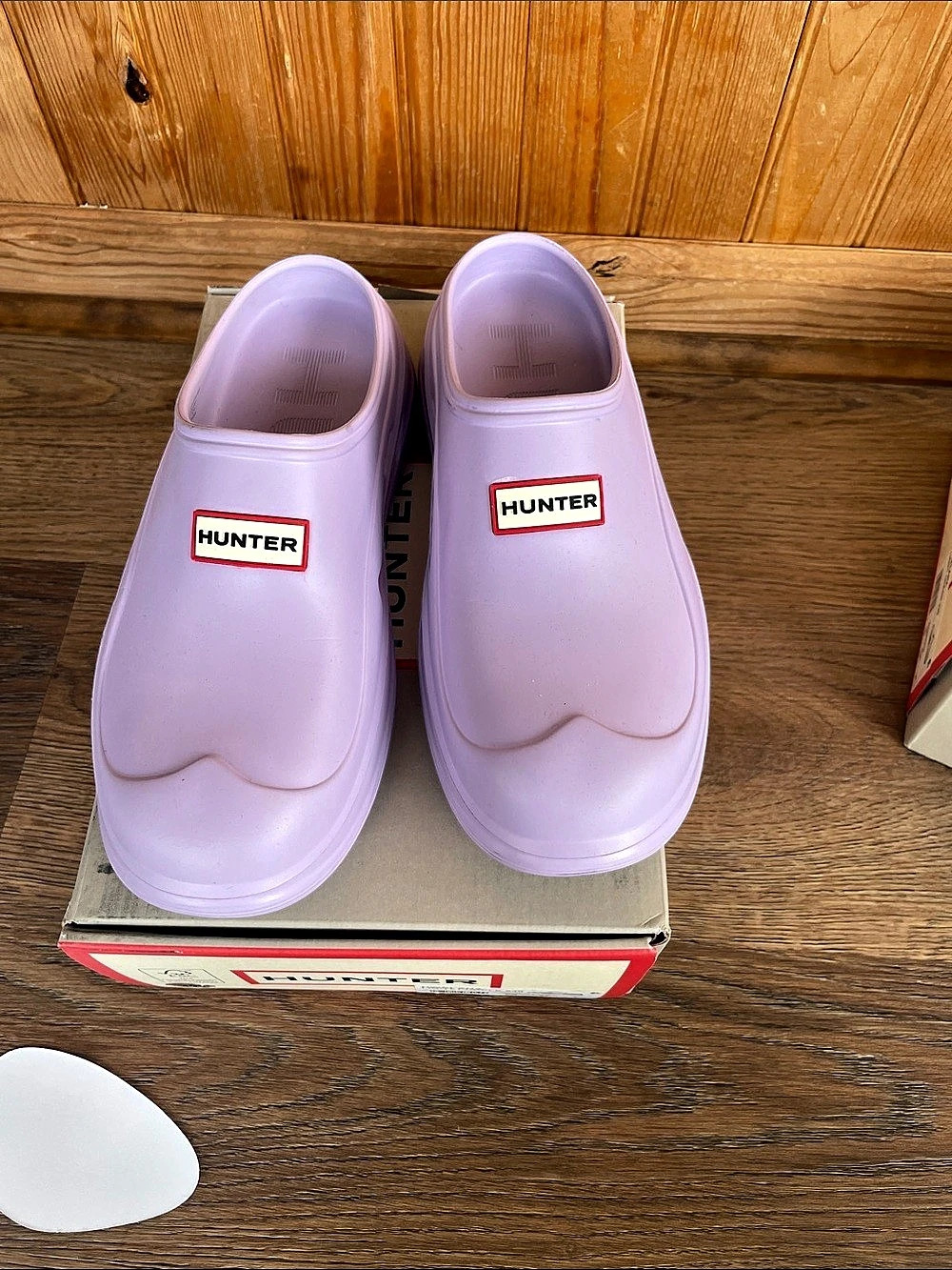 Hunter Howelana Lightweight Pull-on Clog 530 Purple US 8 NWT